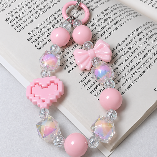 Blush Bloom Phone Charm (Pink)
