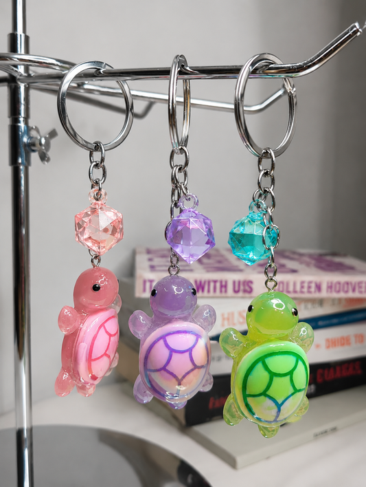 Shining Turtle Keychain